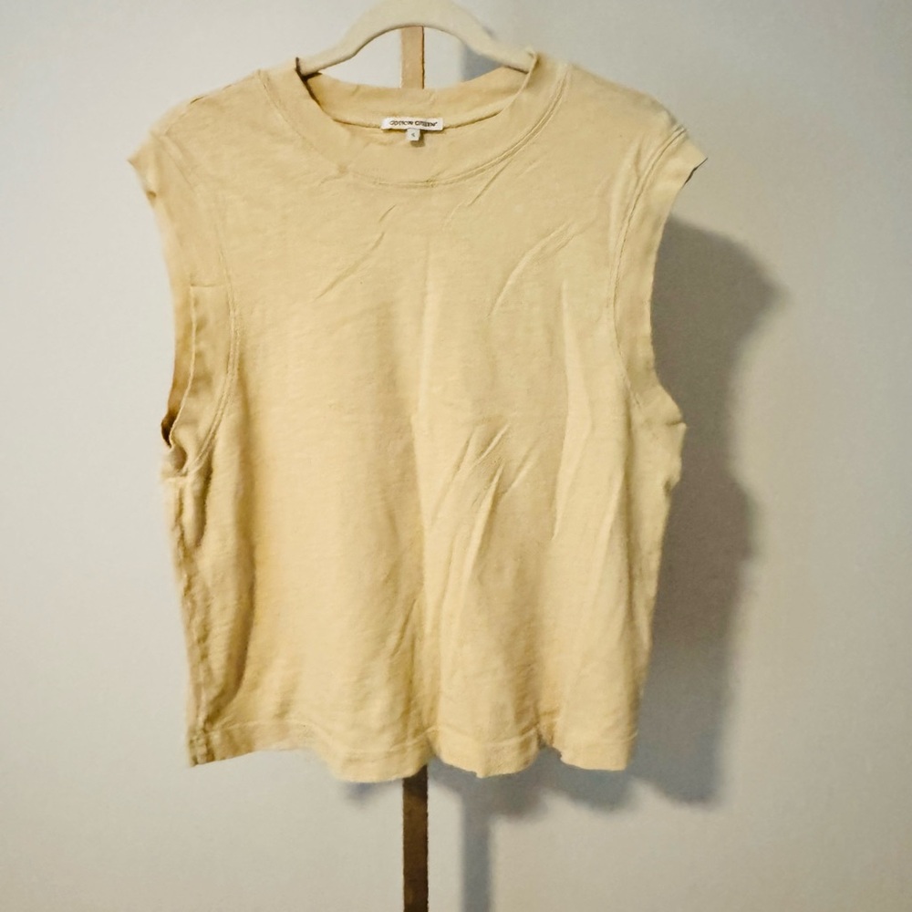 Cotton Citizen Beige Muscle Tee